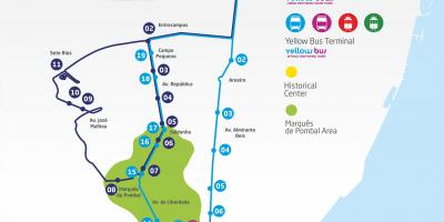 Lisbon airport bus route map
