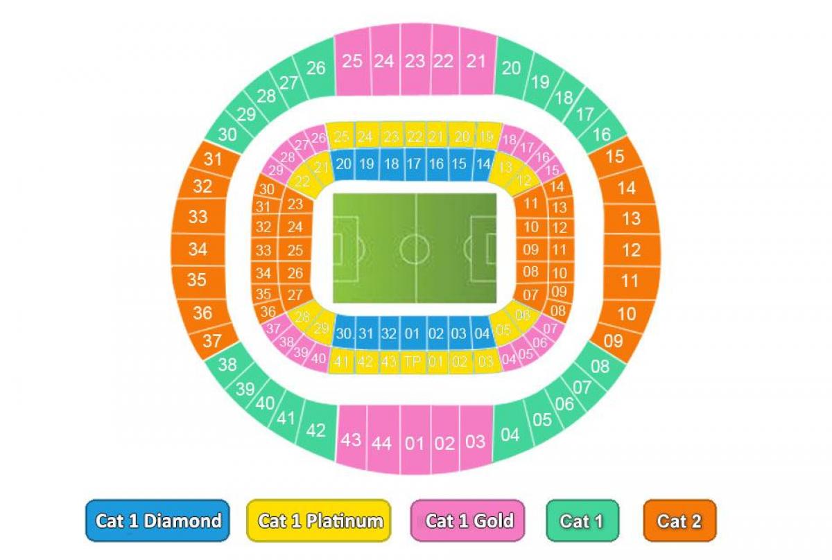 map of benfica stadium