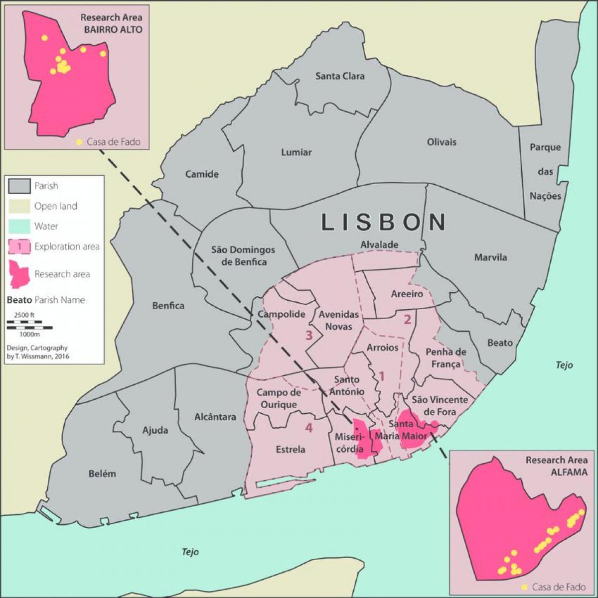 Medieval Lisbon Map