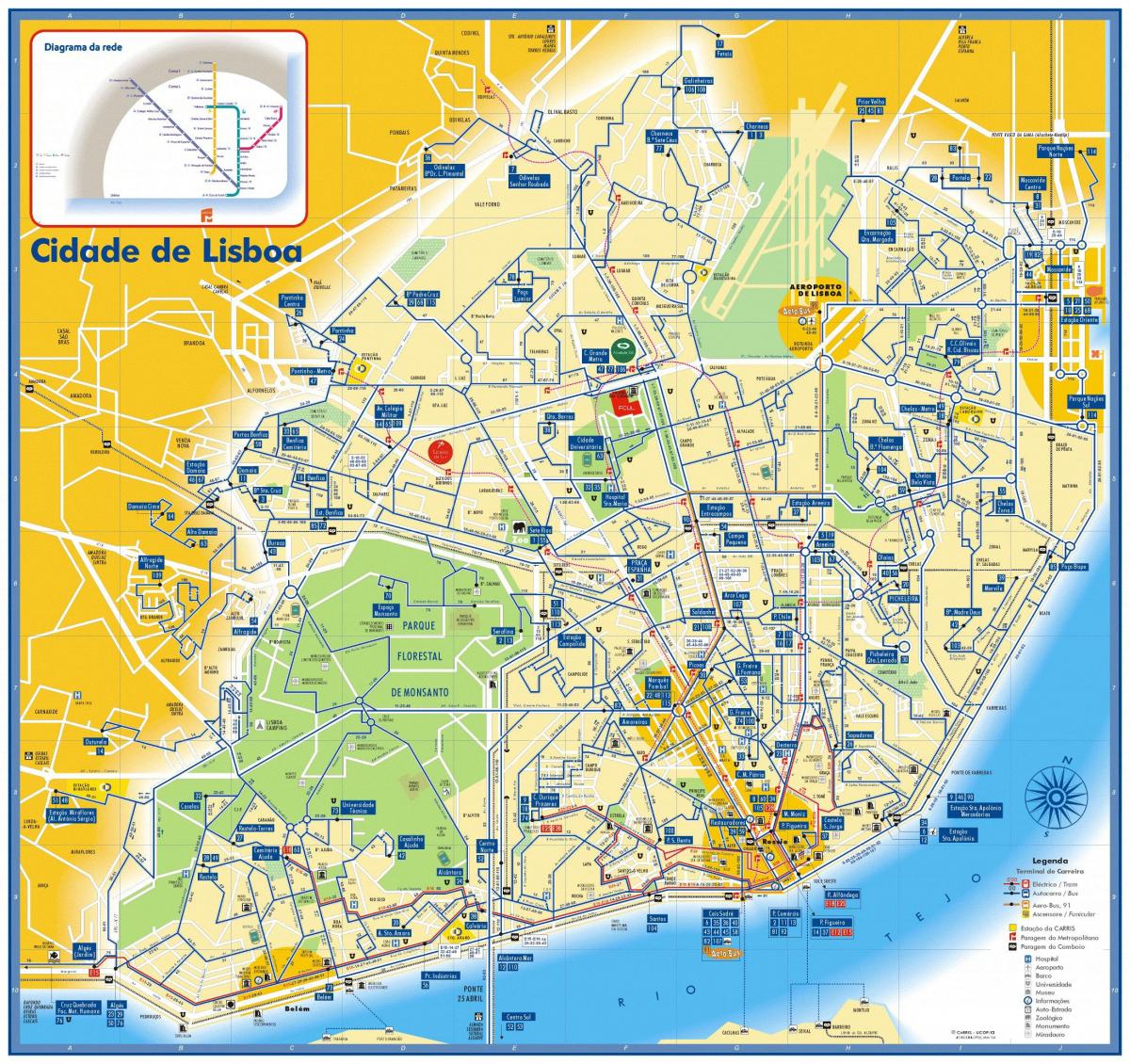 transport map lisbon