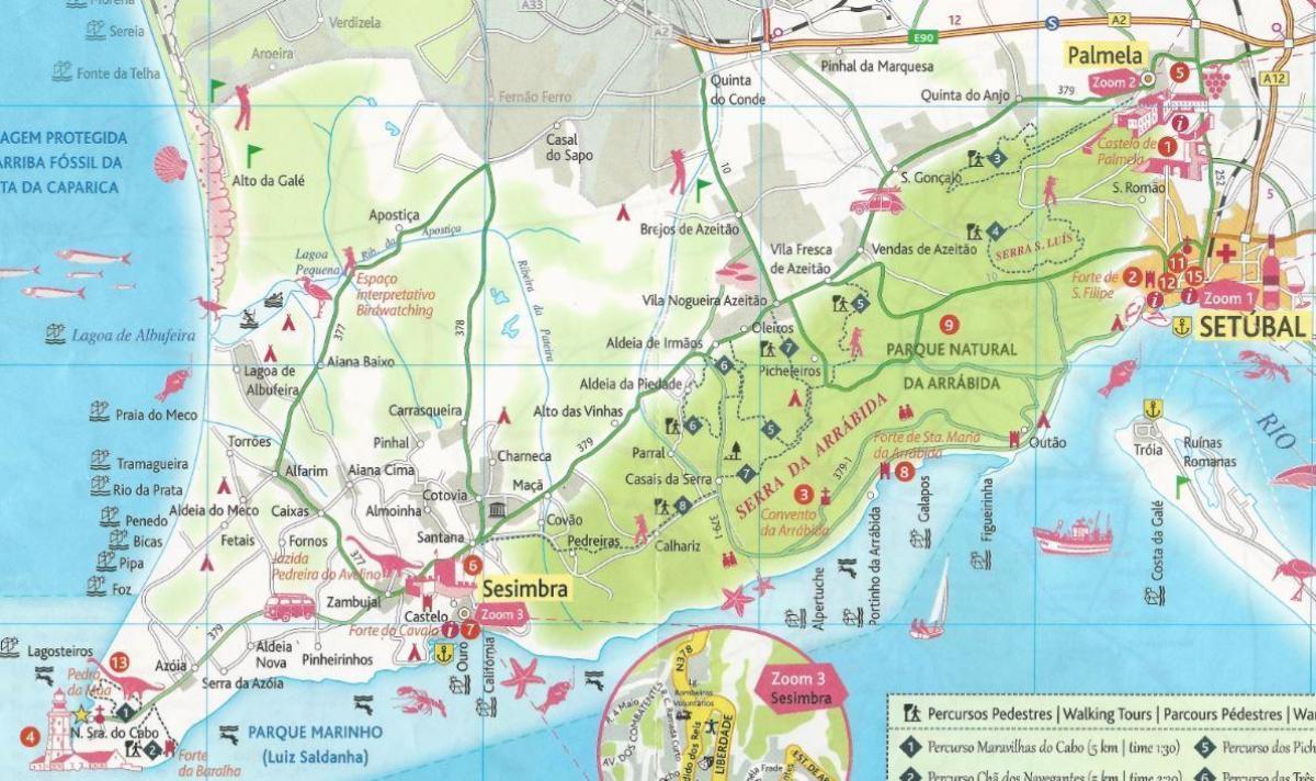 map of lisbon coast