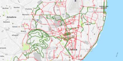 Map of lisbon bike
