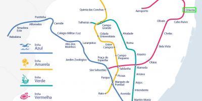 Lisbon oriente train station map