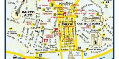 Lisbon map - Maps Lisbon (Portugal)